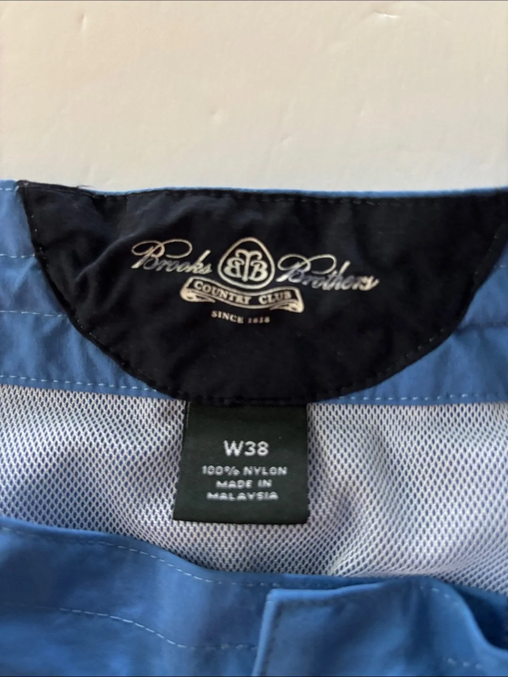 Brooks Brothers Blue Men's Swim Trunks size 38